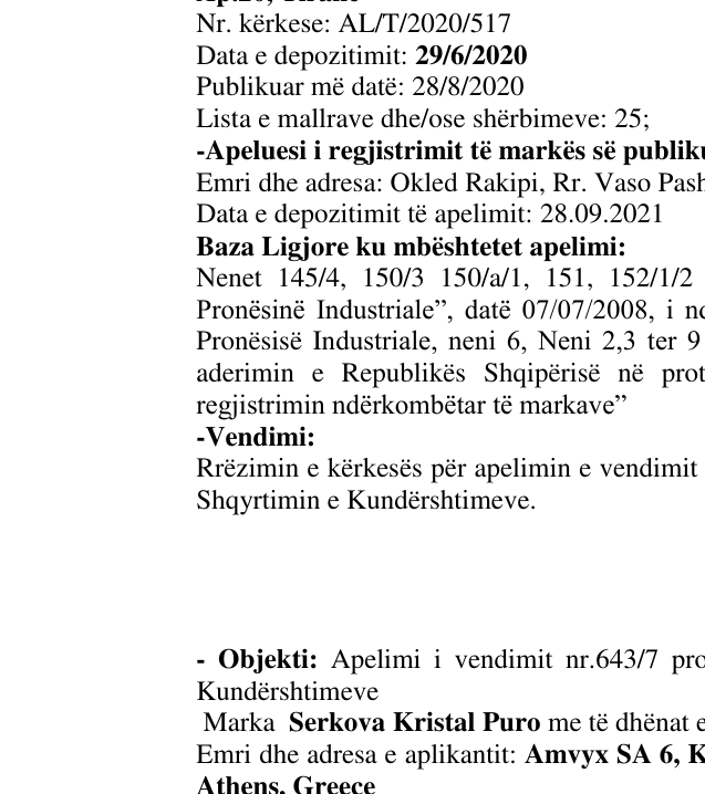 Zëri i markës KAWS në buletin