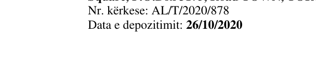 Zëri i markës Bon international në buletin