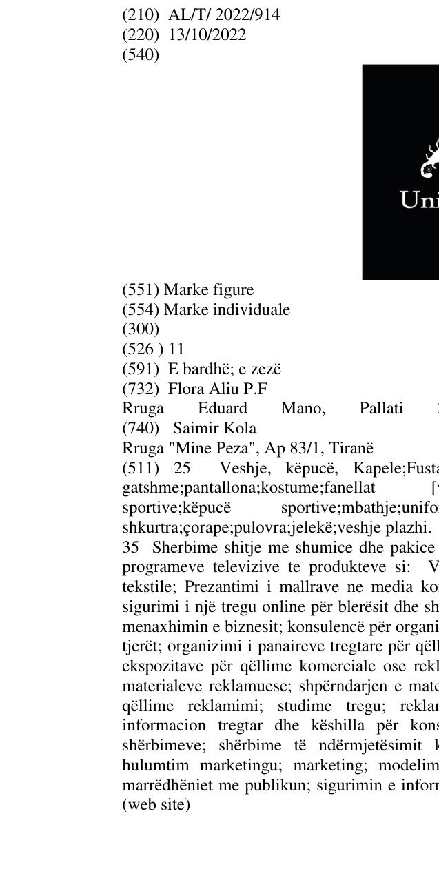 Zëri i markës 11 në buletin