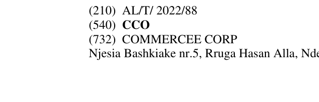 Zëri i markës CCO në buletin