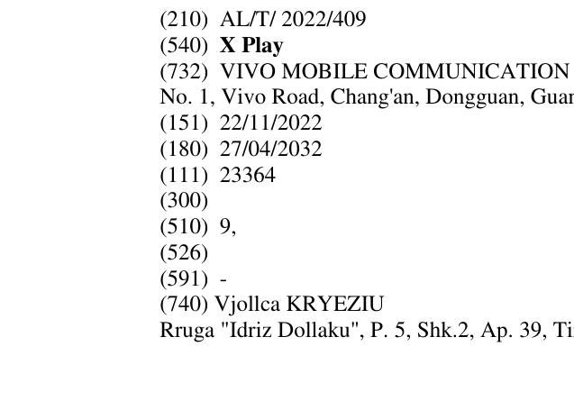 Zëri i markës X Play në buletin