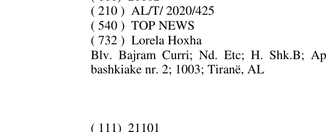 Zëri i markës TOP NEWS në buletin