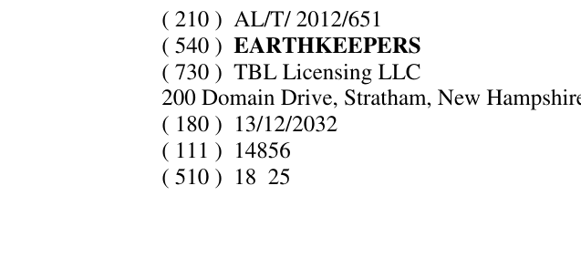 Zëri i markës EARTHKEEPERS në buletin