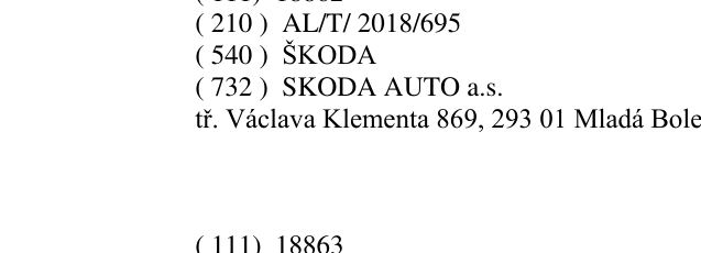 Zëri i markës ŠKODA në buletin