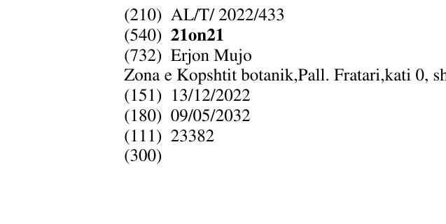 Zëri i markës 21on21 në buletin