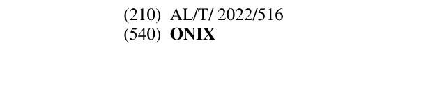 Zëri i markës ONIX Buletini i Pronësisë Industriale 40 në buletin