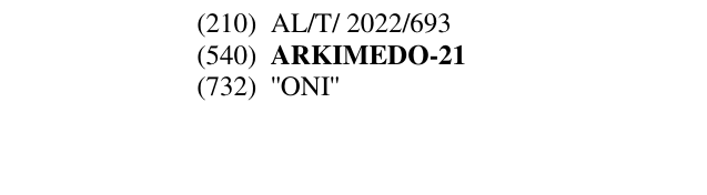 Zëri i markës ARKIMEDO-21 në buletin