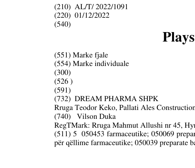 Zëri i markës Playstrong në buletin