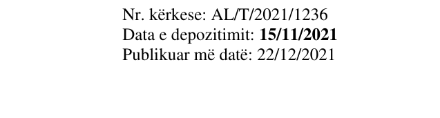 Zëri i markës SANMORENO në buletin
