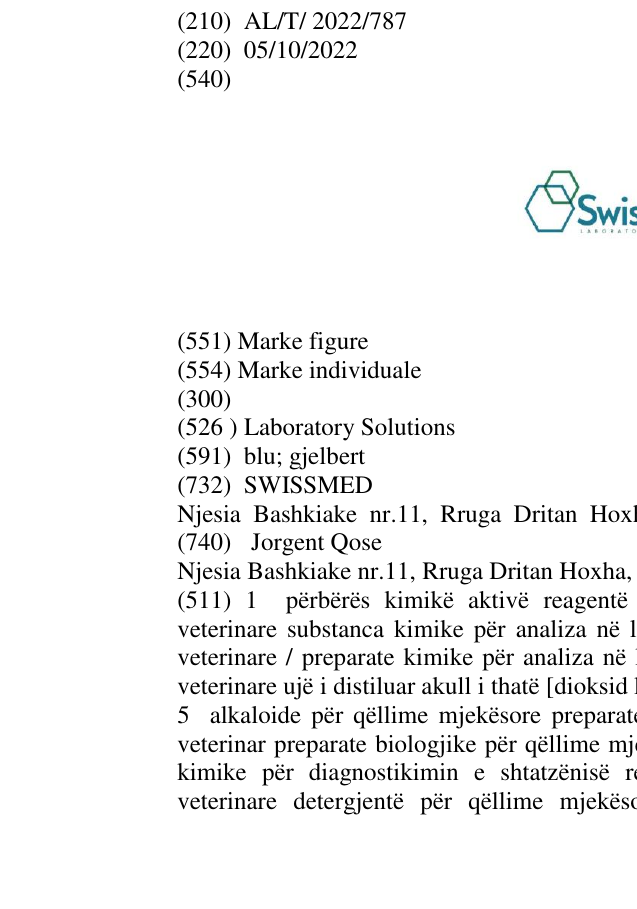 Zëri i markës Laboratory Solutions në buletin