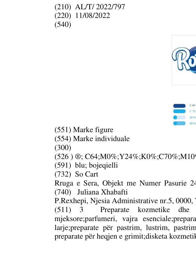 Zëri i markës ®; C64;M0%;Y24%;K0%;C70%;M10%;Y0%;K0% në buletin