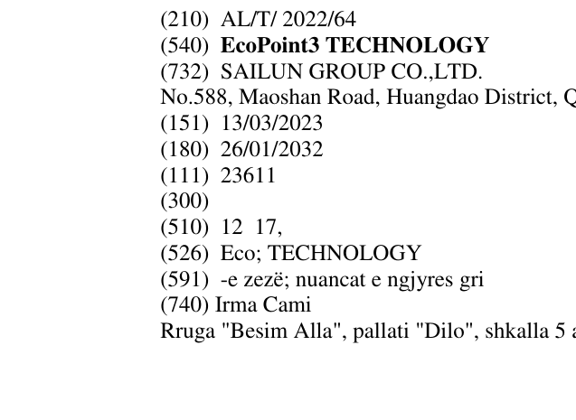 Zëri i markës EcoPoint3 TECHNOLOGY në buletin