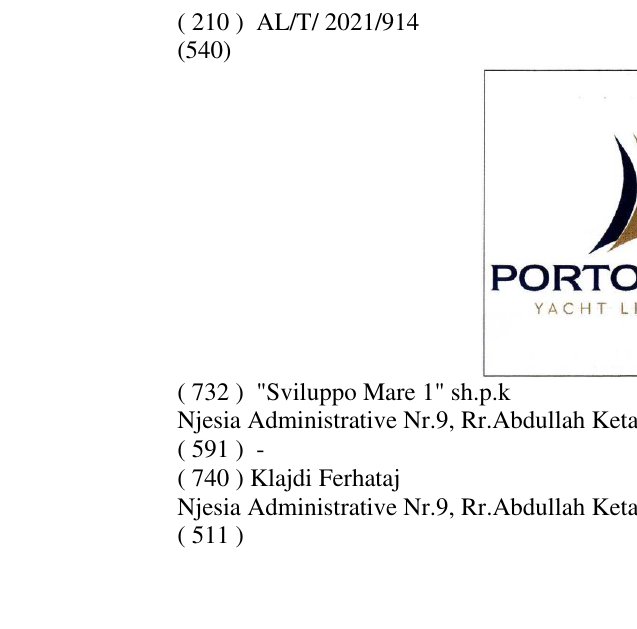 Zëri i markës PORTO LALZI YACHT LIFESTYLE në buletin
