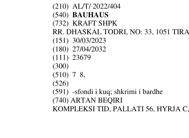 Zëri i markës BAUHAUS në buletin