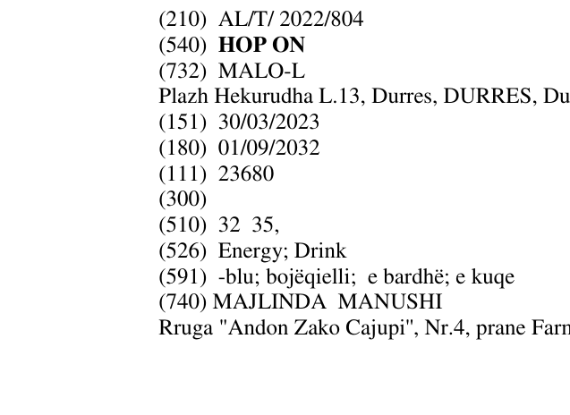 Zëri i markës HOP ON në buletin