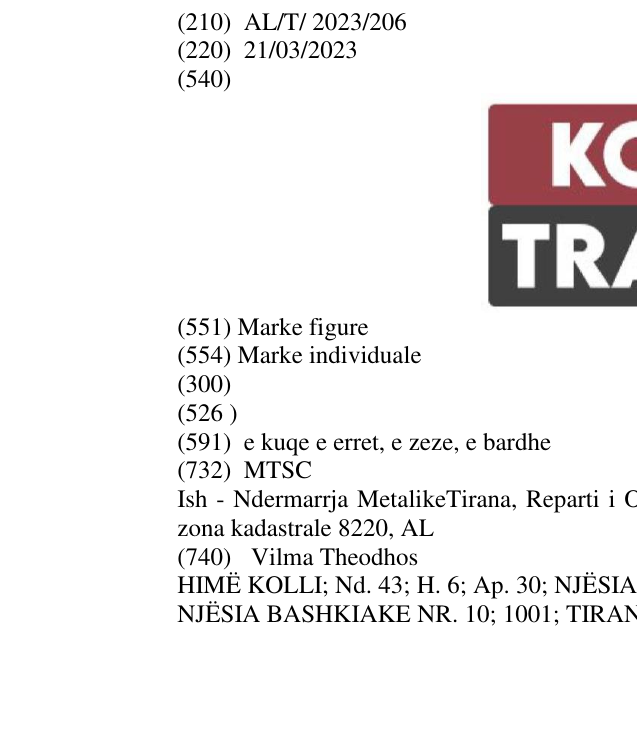 Zëri i markës KONTRAST në buletin