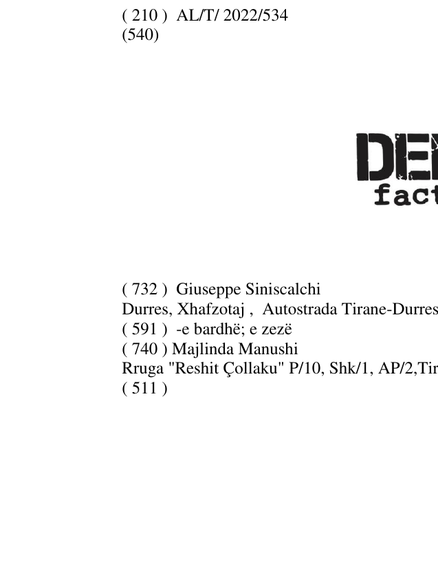 Zëri i markës DENIM Factorys në buletin