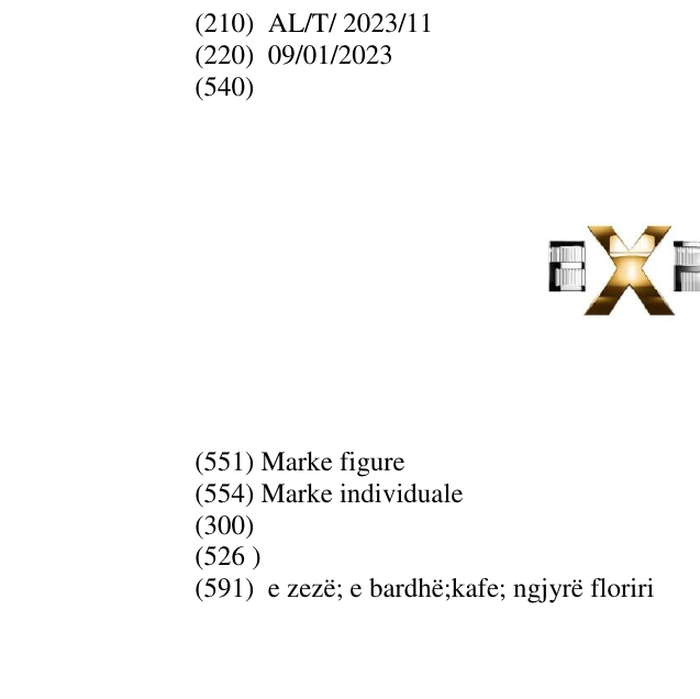Zëri i markës EXPULS në buletin