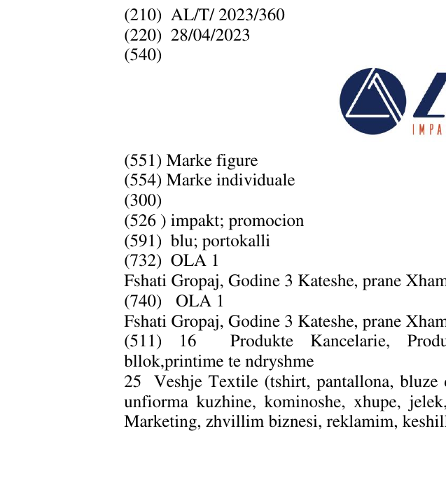 Zëri i markës impakt; promocion në buletin