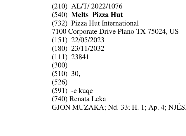 Zëri i markës Melts Pizza Hut në buletin