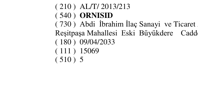 Zëri i markës ORNISID në buletin