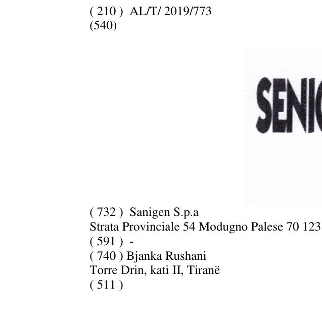 Zëri i markës SENIORBELL në buletin