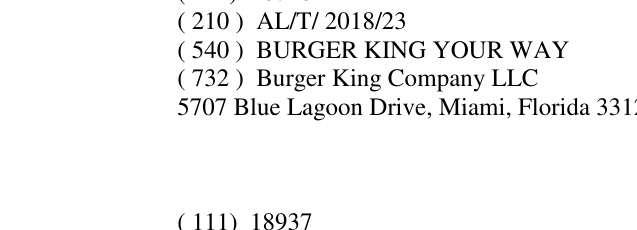 Zëri i markës BURGER KING YOUR WAY në buletin