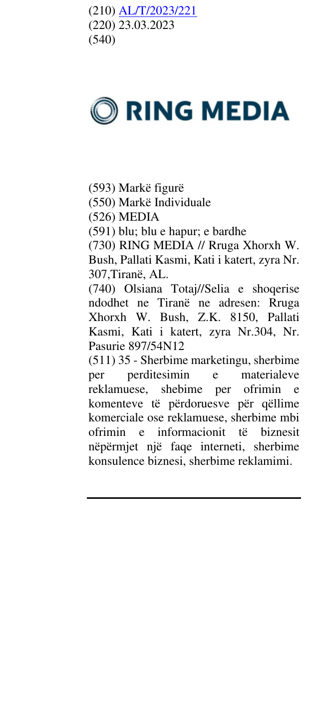 Zëri i markës MEDIA në buletin