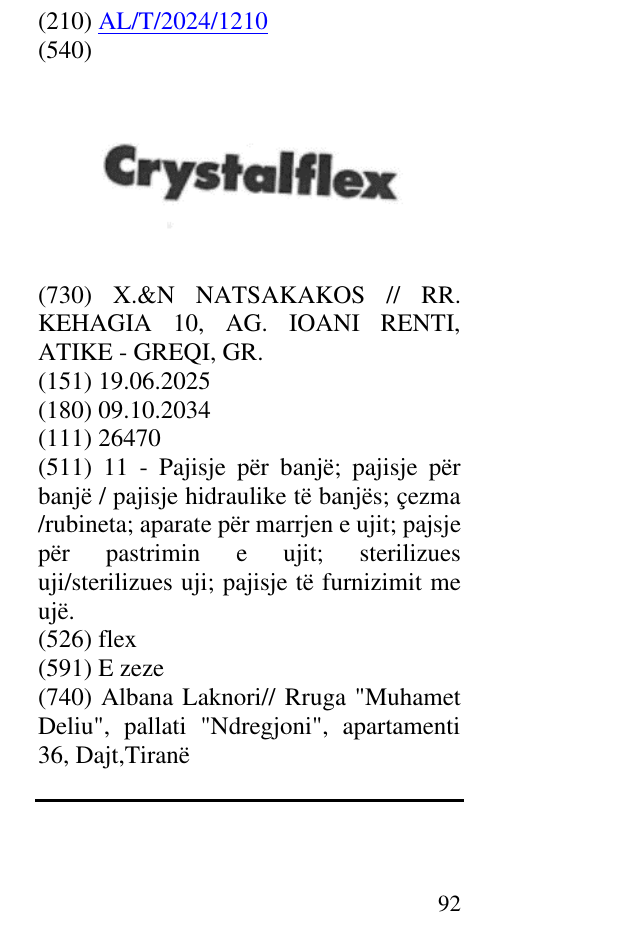 Zëri i markës flex në buletin