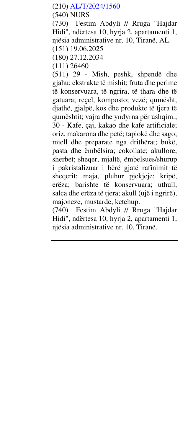 Zëri i markës NURS në buletin