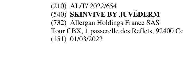 Zëri i markës SKINVIVE BY JUVÉDERM në buletin