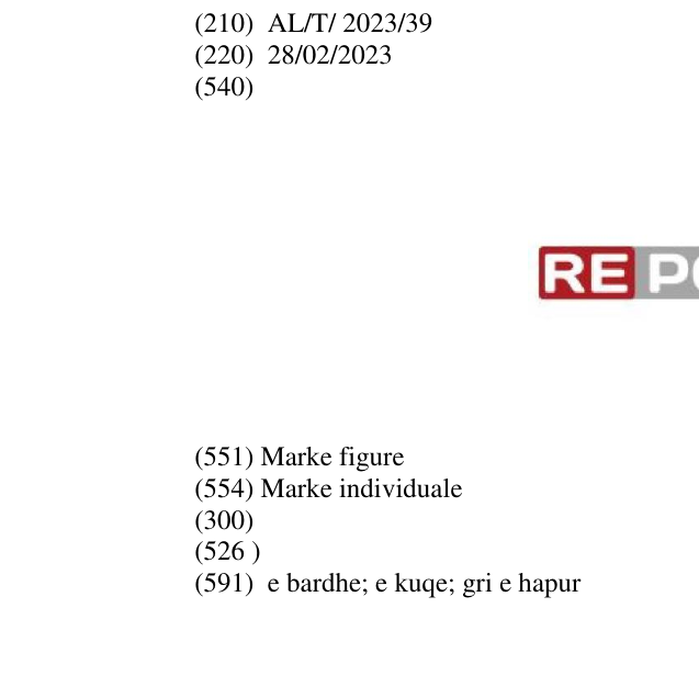 Zëri i markës Repolitix në buletin