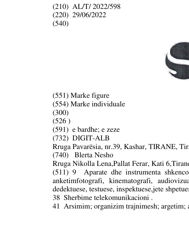 Zëri i markës S4 në buletin