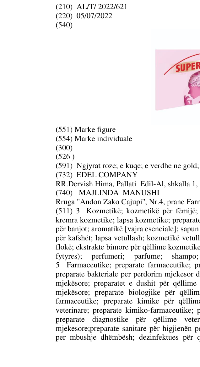 Zëri i markës SUPERWOMEN në buletin