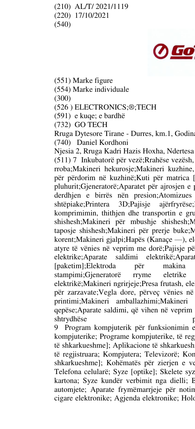 Zëri i markës ELECTRONICS;®;TECH në buletin