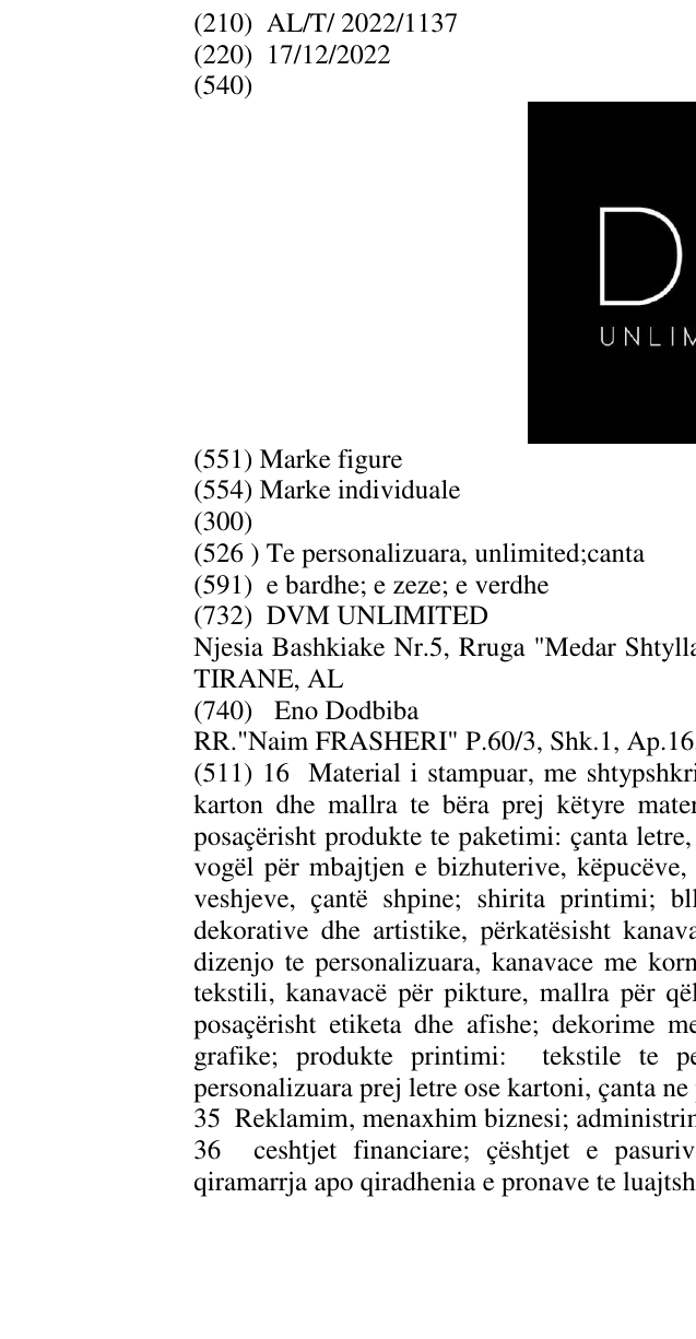 Zëri i markës Te personalizuara, unlimited;canta në buletin