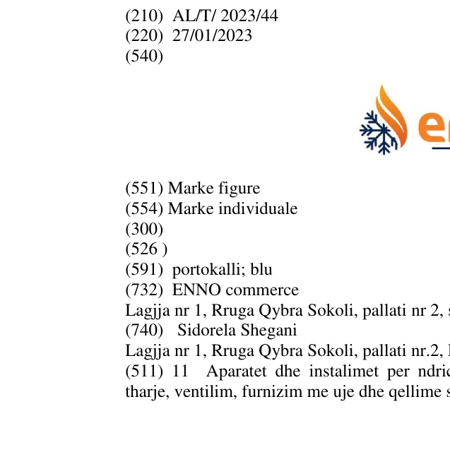 Zëri i markës enno në buletin