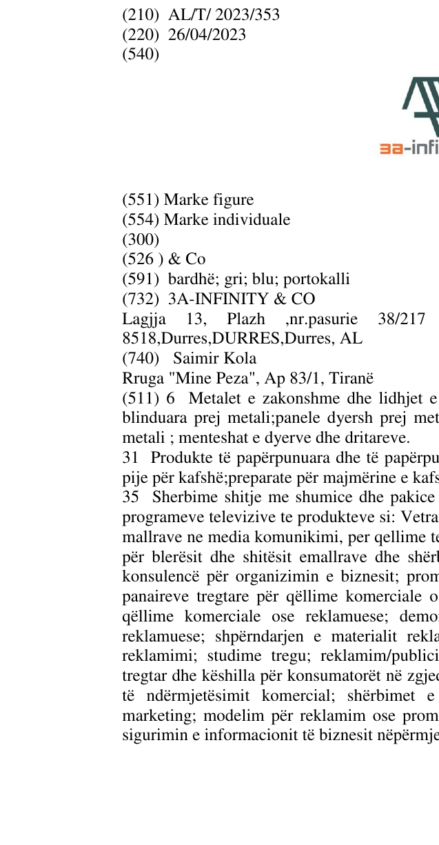 Zëri i markës & Co në buletin