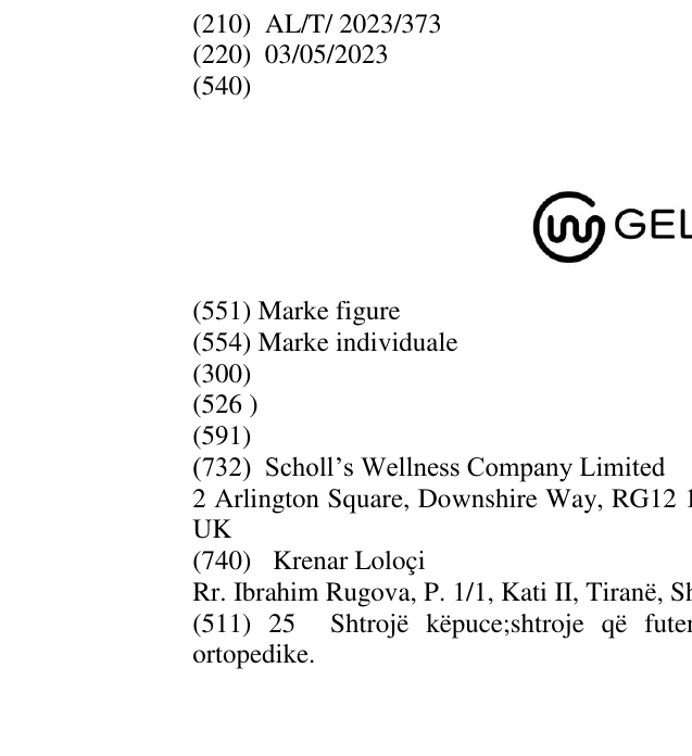 Zëri i markës GW GELWAVE në buletin