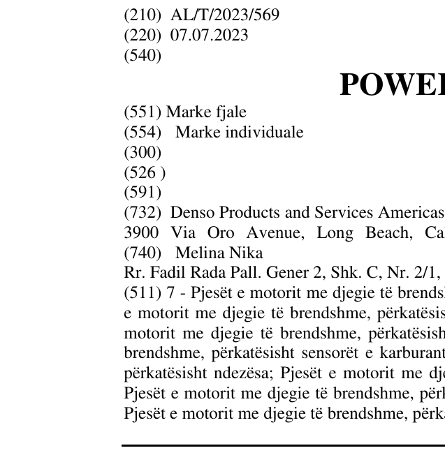 Zëri i markës POWEREDGE në buletin