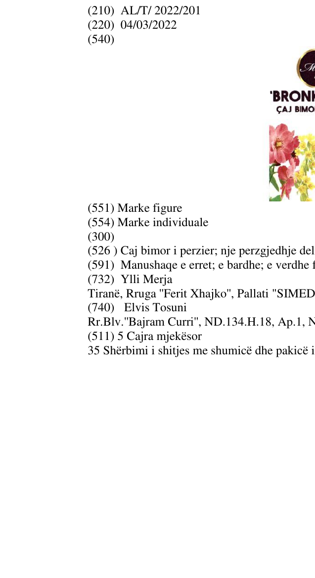 Zëri i markës Caj bimor i perzier; nje perzgjedhje delikate e bimeve; caffein free. në buletin