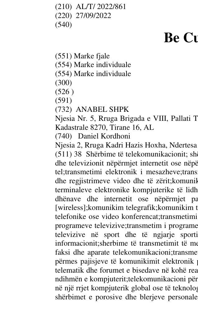 Zëri i markës Be Curious në buletin