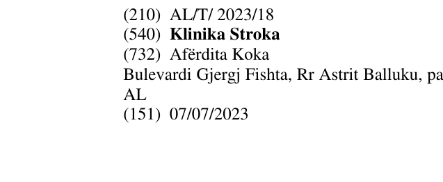 Zëri i markës Klinika Stroka në buletin