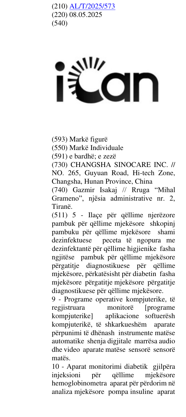 Zëri i markës ican në buletin