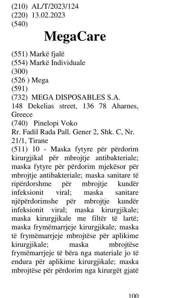 Zëri i markës MegaCare në buletin