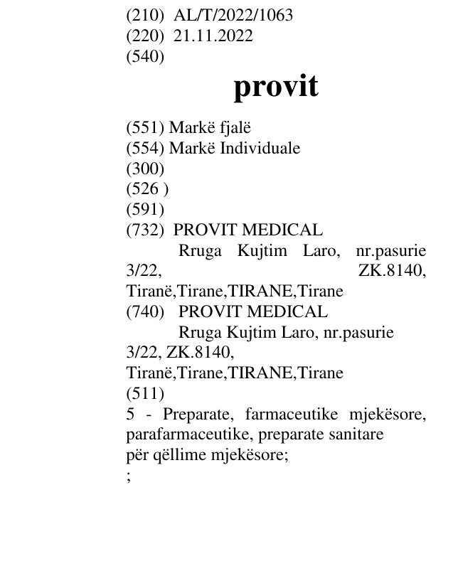 Zëri i markës provit në buletin