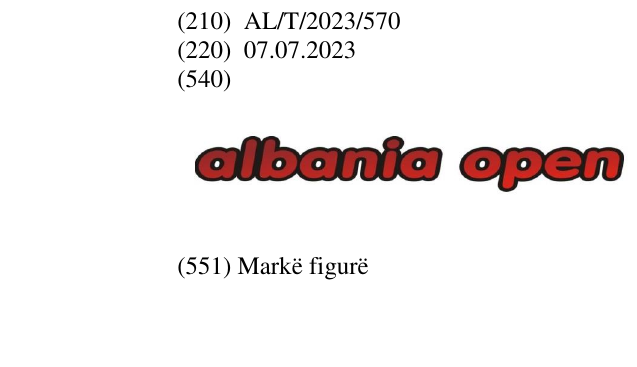 Zëri i markës Albania në buletin