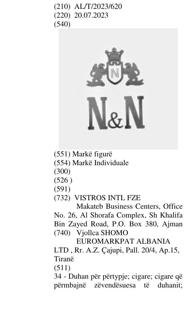 Zëri i markës N&N në buletin