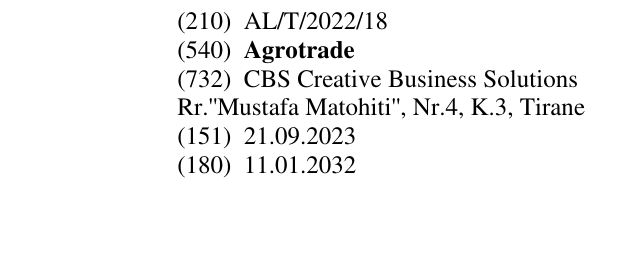 Zëri i markës Agrotrade në buletin