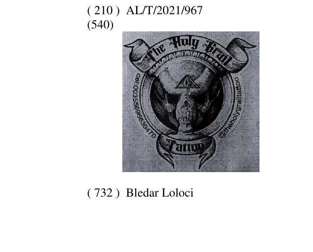 Zëri i markës The Holy Grail Tattoo në buletin